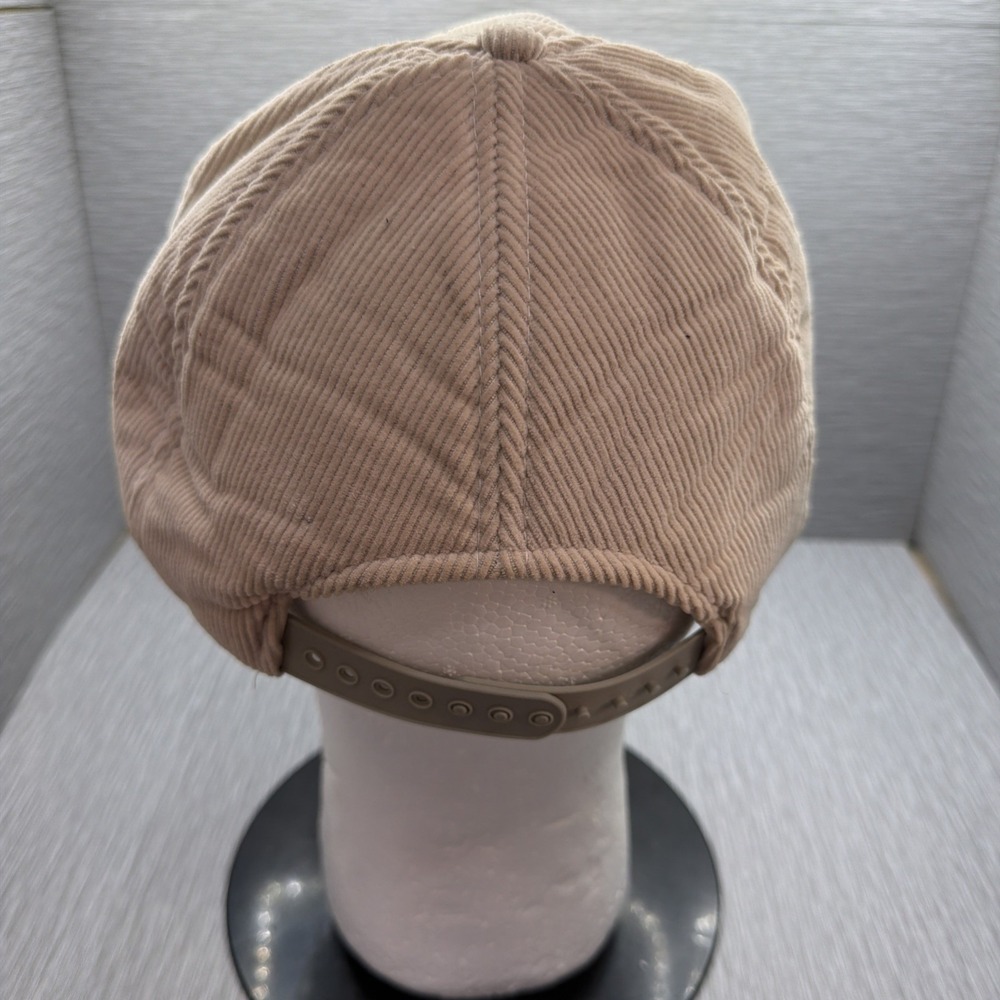 Olympics Corduroy Snapback Hat 1988 Calgary Winter Games Vintage Cream Cap XV - Picture 3 of 8